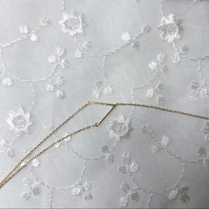 Simple gold chain bracelet